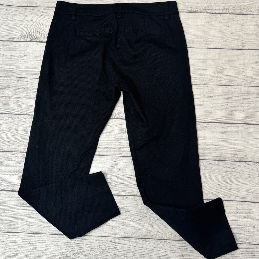 Cabi Style 413 Cropped Pique Pants Black Size 4 - Picture 3 of 5